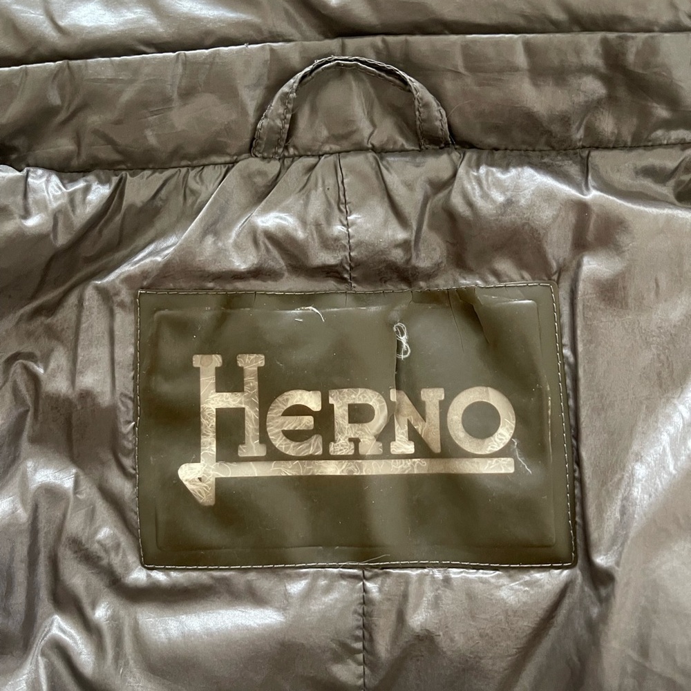 Herno Metallic Gray Puffer Jacket - Picture 11 of 15